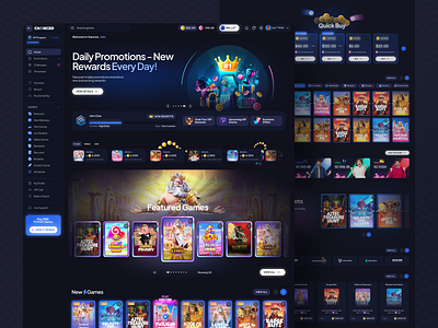 CHANCED – Casino Gaming Dashboard bets betting casino casino dashboard casino design casino site crypto dashboard gambling gambling dashboard gambling site jackpot lottery online casino design slots staking staking slots