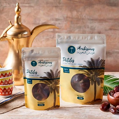 Arabísimos - Photography, Branding & Packaging Design branding dates design food graphic design illustration logo packaging