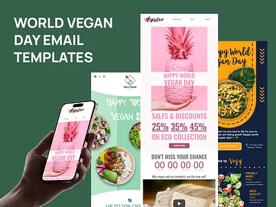 World Vegan Day Email Design design email email builder email campaign email design email marketing email newsletter email templates html email newsletter stripo email ux design web design