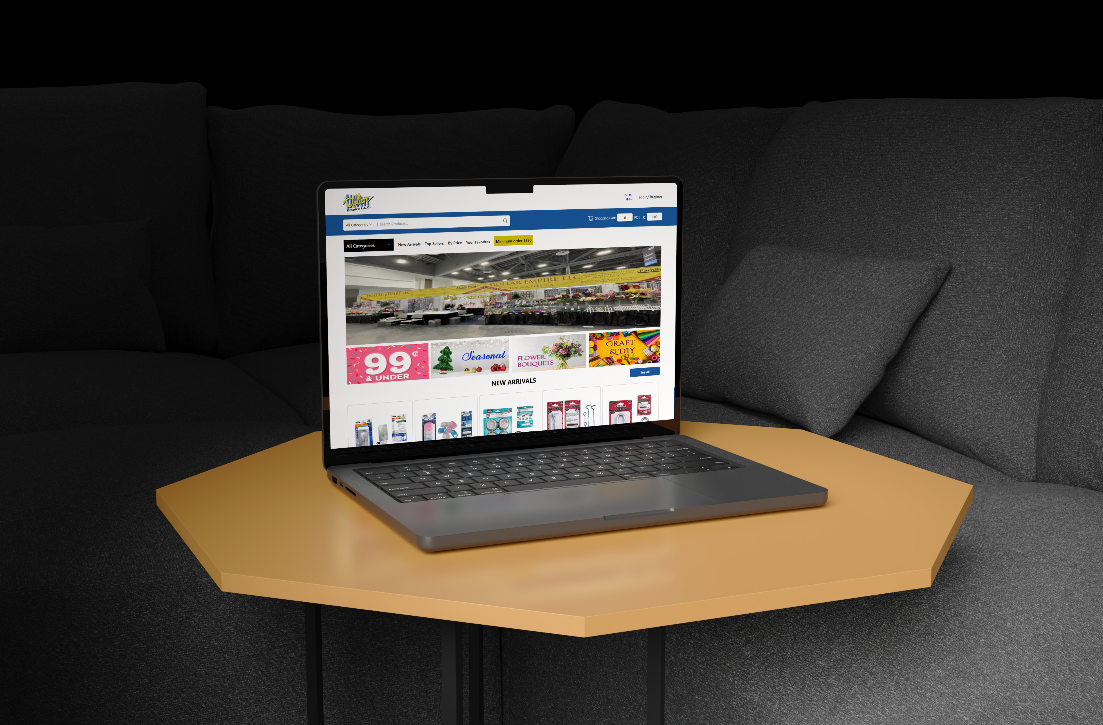 Dollar Empire LLC Website ui uiux web design