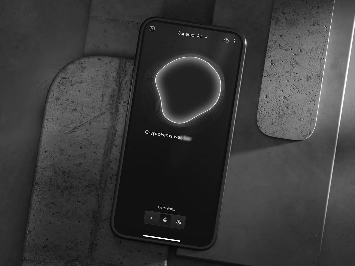 Example of AI Interaction - Mobile app