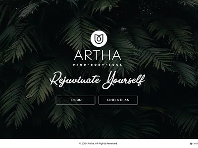 Artha Spa branding design graphic design ui website design