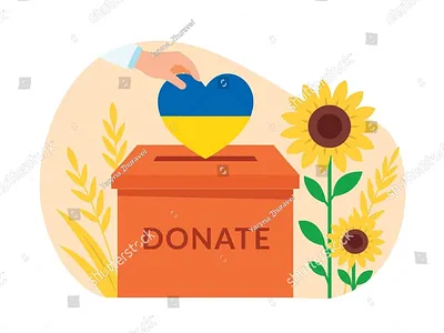 Turn art into aid - support Ukraine! 💙💛 art box charity donate flag flat heart help illustration illustrator love peace standwithukraine sunflower support ukraine vector war web wheat
