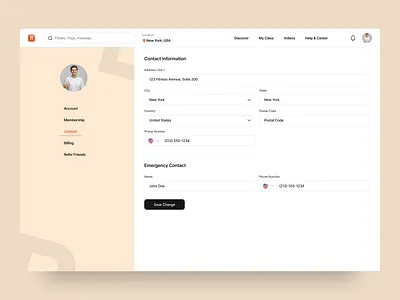 Light Mode/Contact - Account Details 3d animation branding design figma graphic design illustration logo motion graphics typography ui ux vector