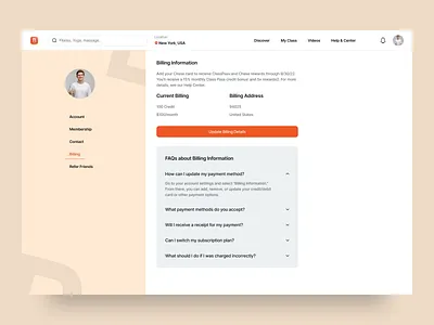 Light Mode/Billing - Account Details 3d animation branding design figma graphic design illustration logo motion graphics typography ui ux vector