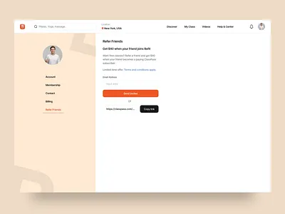 Light Mode/Refer Friends - Account Details 3d animation branding design figma graphic design illustration logo motion graphics typography ui ux vector