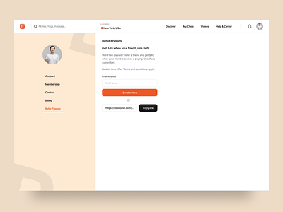 Light Mode/Refer Friends - Account Details 3d animation branding design figma graphic design illustration logo motion graphics typography ui ux vector