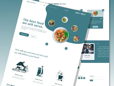 TypicalFood 3d animation design food graphic design motion graphics ui website