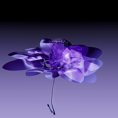 FlOWer 3d 3d art animation art cg flower glass houdini karmaxpu motion motion design render