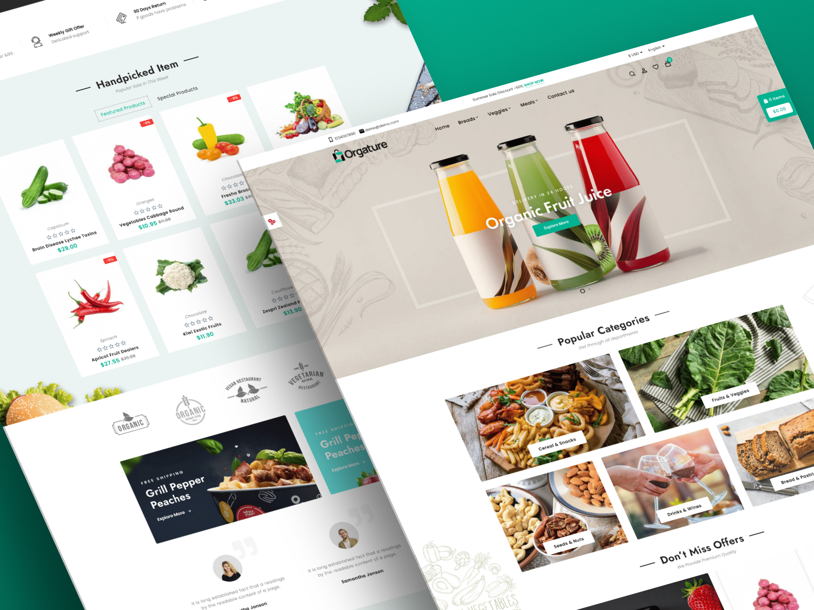 Example of Fast & Seo Ready E Commerce Websites
