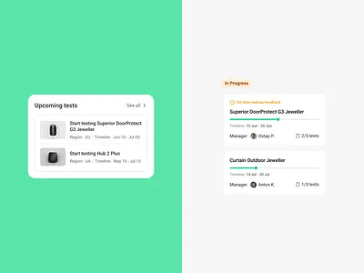 Test Details Page | UI Dashboard alert app beta test camera card dashboard design platform product design security testing tracking ui ui design ux web web app web design