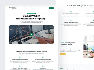 Global Wealth Management UI 2025 ui ux 3d animation best ui design graphic design landing page design motion graphics shadkhanuiux uiux designer wealth managment ui