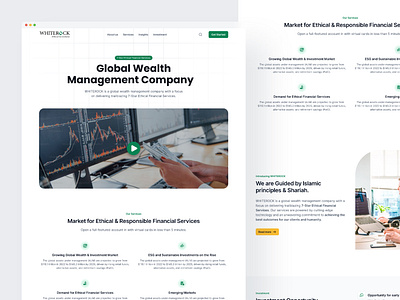 Global Wealth Management UI 2025 ui ux 3d animation best ui design graphic design landing page design motion graphics shadkhanuiux uiux designer wealth managment ui