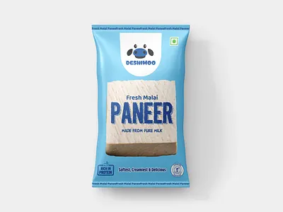 Deshimoo Paneer Pouch Design box design brand deisgn branding dairy packaging dairy products packaging design deshimoo paneer pouch design label design logo design mockup mockup design paneer paneer packaging paneer pouch deisgn paneer pouch packaging pouch deisgn product design