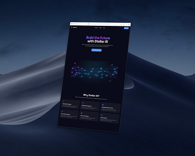 AI Startup Landing Page | Futuristic Glassmorphism Design ai landing page branding css dark mode design front end frontend developer futuristic design glassmorphism gradient background html html css js illustration javascript landingpage modern website responsive web design saas landing page ui website