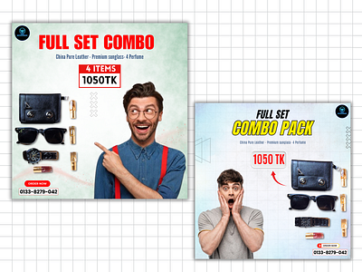 Social Media Design I Combo Pack Poster 3d branding canva creative design design facebook poster graphic design illustration motion graphics ui