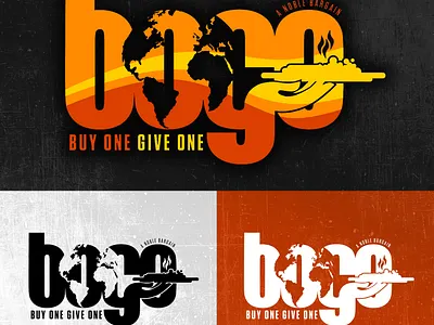 Logo concepts chipdavid dogwings giving logo meal vector world hunger