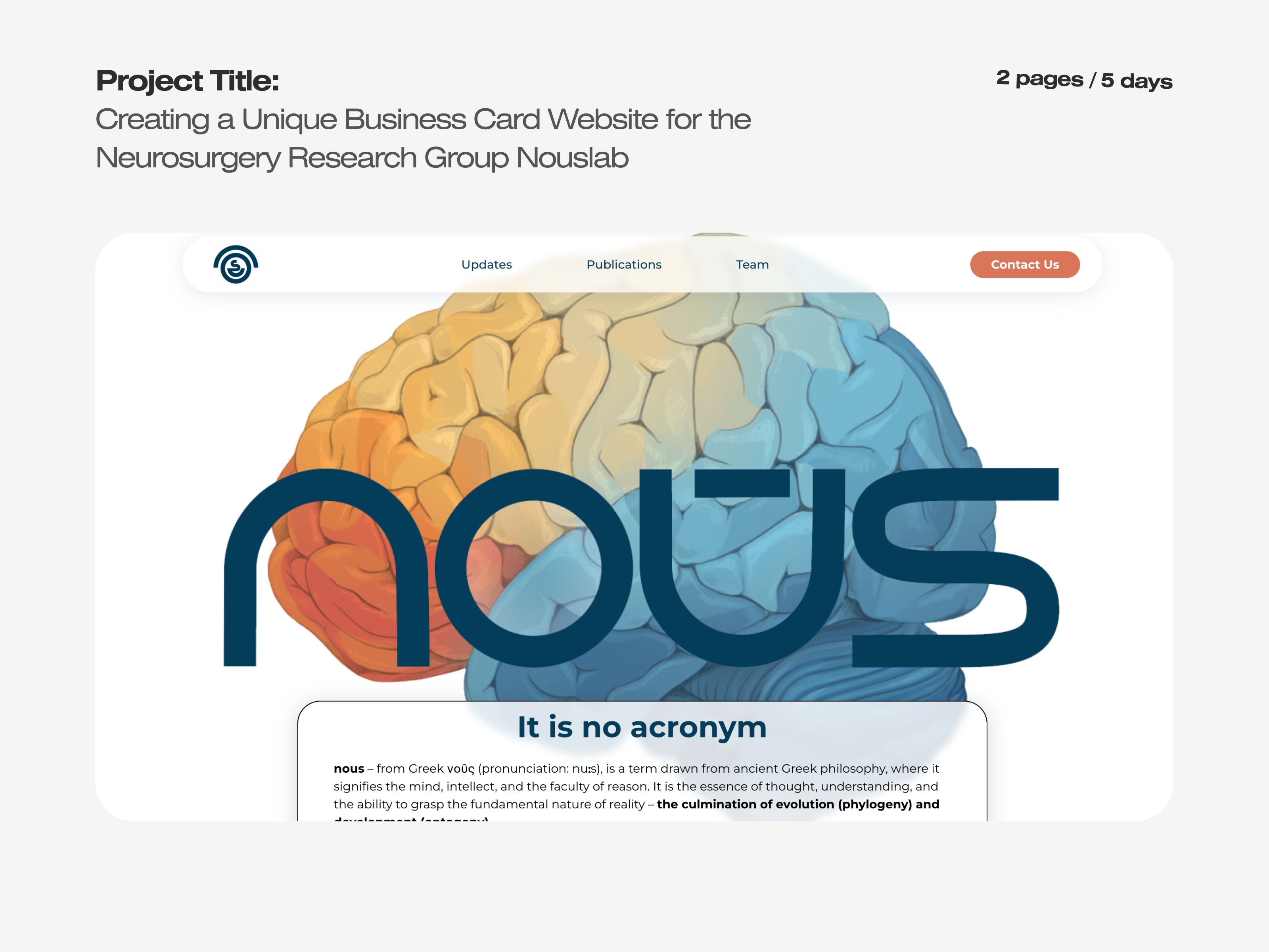 Example of Word Press + Elementor / Landing Page