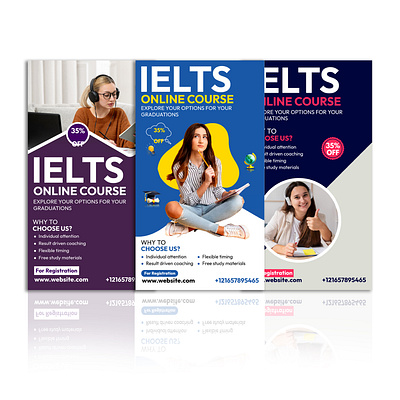 IELTS Online Course Flyer Design – Modern Education Template canvatemplate coachingflyer corporateflyer creativeflyer educationflyer englishcourseflyer ieltsdesign ieltsflyer ieltstemplate instituteadvertisement learningflyer marketingflyer modernflyerdesign onlinecourseflyer onlinestudyflyer posterdezign professionaldesign psdflyer studyabroadflyer trainingflyer