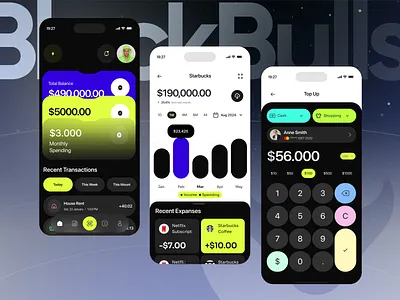 Finance mobile application ui design application banking blockchain clean ui crypto app cryptocurrency design digital wallet exchange finance finance ui fintech mobile app mobile ui modern ui payments ui ui designer ux wallet ui