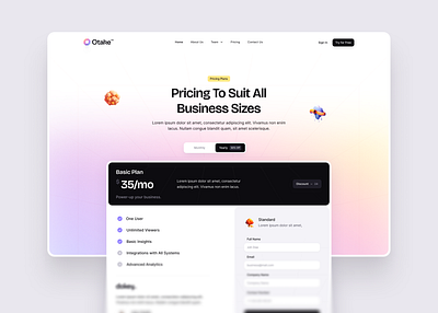 Pricing 🌅 Otake Template