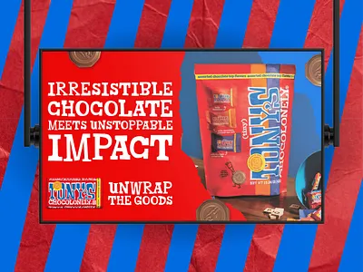 Ad Design for Chocolate Brand chocolate cpg food graphic design snack