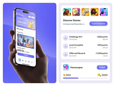 Sudoku Mobile App UX/UI 🧩 casino design game app gaming igaming mobile mobile app motion graphics p2e rewards rewards app sudoku ui ux