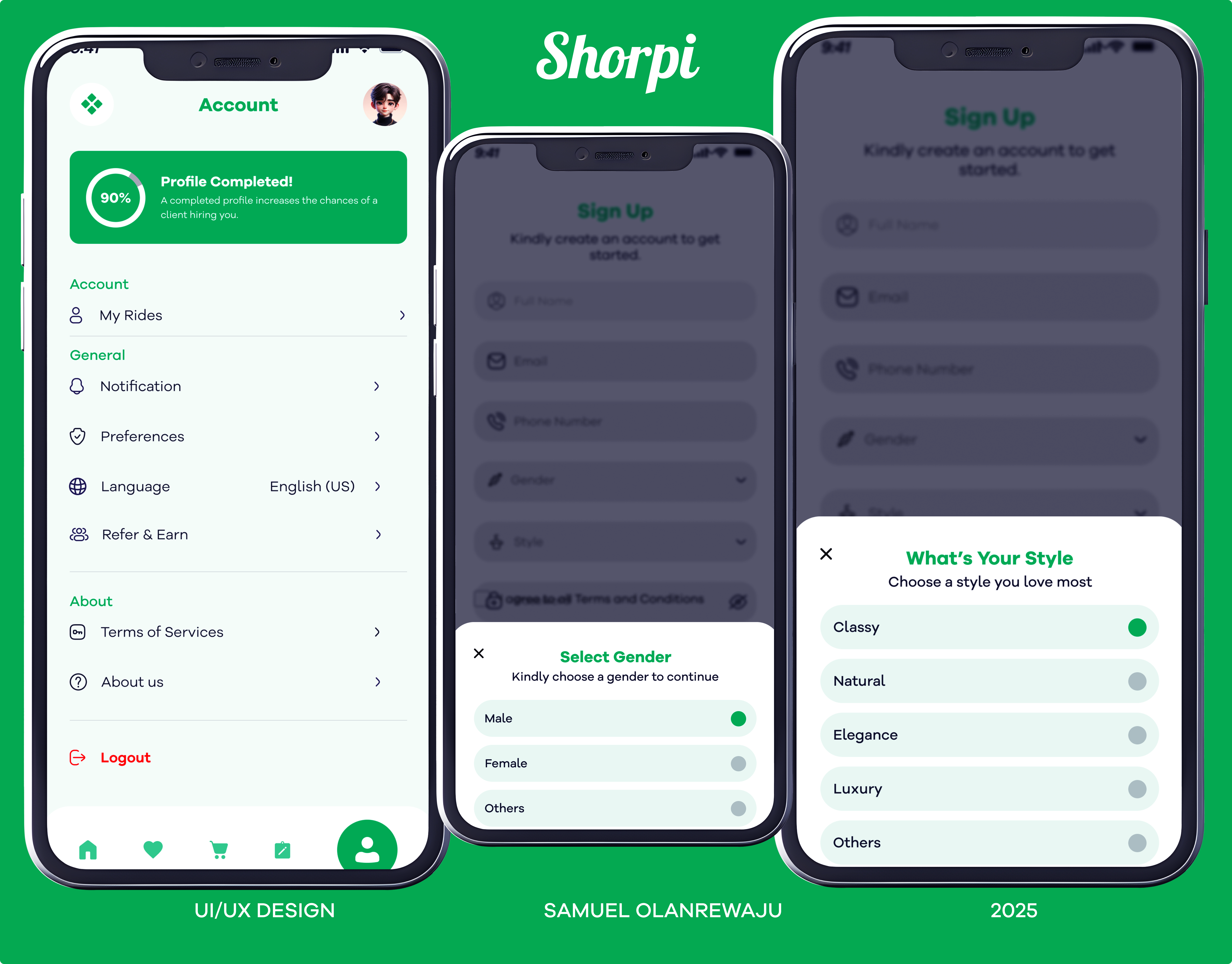 Example of Shorpi: Ecommerce Mobile App UI Design.