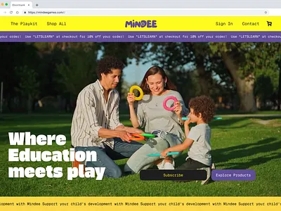 Mindee – Where Education Meets Play agency website app best ui design design illustration landingpagedesign ui ux website design