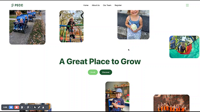 Park Early Childhood Center — Website Design & Development brand design brand identity brand identity design branding daycare education kentucky lexington logo design non profit preschool relume school web design web designer webflow