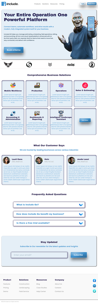 Redesign includego branding graphic design ui