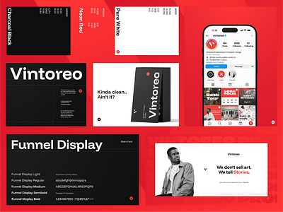 Brand Identity | Vintoreo Productions adobe illustrator adobe photoshop brand designer brand identity branding design graphic design graphic designer logo logo design logo designer logomark logotype ui ux vector visual identity