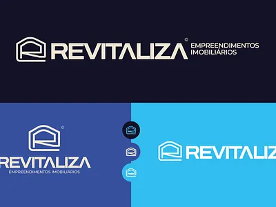 Revitaliza - Empreendimentos Imobiliários branding graphic design logo logotipo motion graphics type visual identity