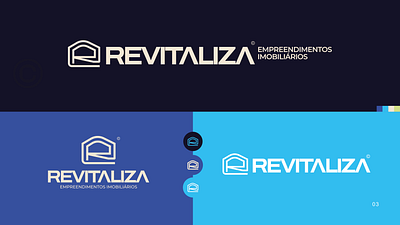 Revitaliza - Empreendimentos Imobiliários branding graphic design logo logotipo motion graphics type visual identity