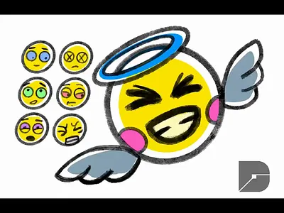 Angel Wings & Tings - Fun Icons angel wings art design graphic design icons illustration vectors