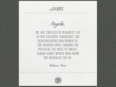 Unused Concept From RMPRT Mockup branding design illustration logo