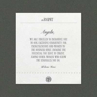 Unused Concept From RMPRT Mockup branding design illustration logo