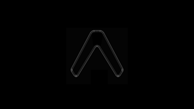 Logo intro animation brand glass intro motion render reveal video wireframe