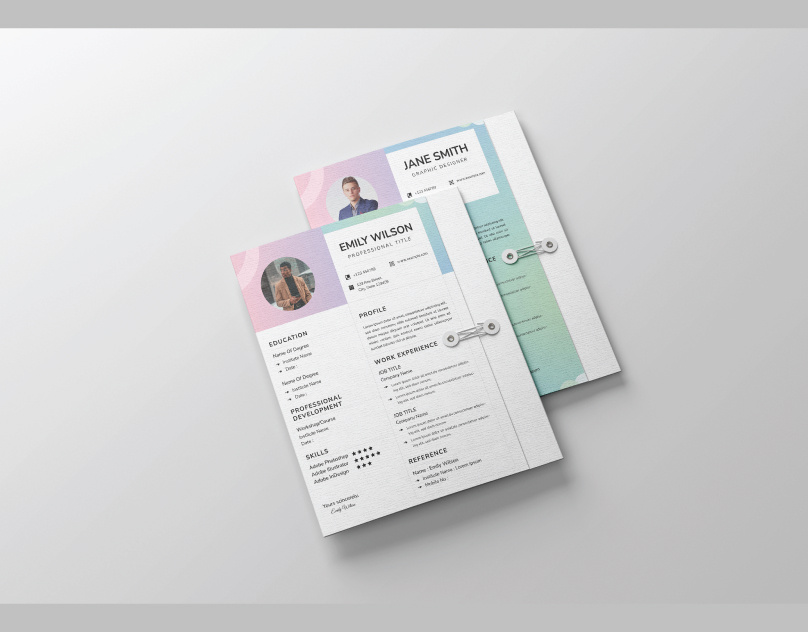 Modern Gradient CV Resume Template | Colourful Minimalist Layout a4 professional cv abstract cover creative creative cv layout curriculum template curriculum vitae curriculum vitae design customizable resume template design document editable curriculum vitae elegant element employment graphic hiring layout minimalist resume design modern cv template