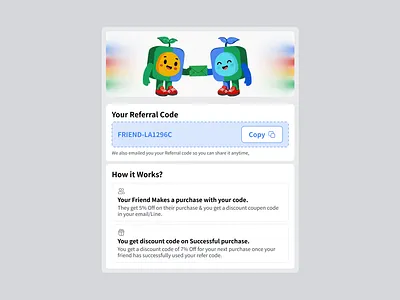 Refer a Friend - Referral Card UI design figma ui uiux ux