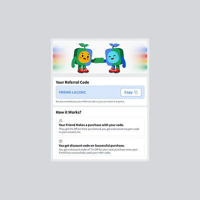 Refer a Friend - Referral Card UI design figma ui uiux ux