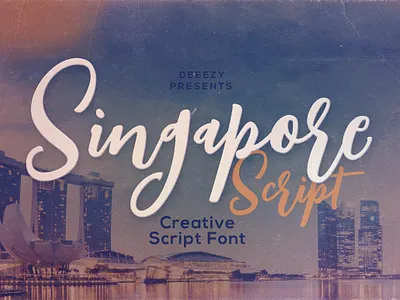 Singapore Script Font bold display display font font font for logo funny graffiti hand drawn handdrawn handwritten handwritten font modern modern script premium retro script script font singapore singapore script font vintage