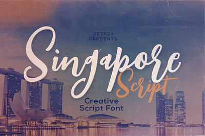 Singapore Script Font bold display display font font font for logo funny graffiti hand drawn handdrawn handwritten handwritten font modern modern script premium retro script script font singapore singapore script font vintage
