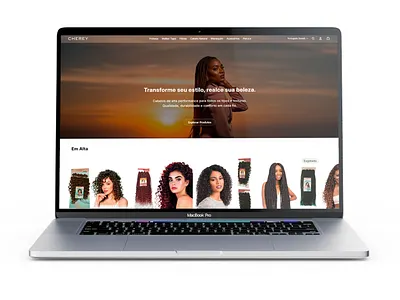 E-commerce Website Interface - Cherey cleanui ecommerce ecommercewebsite interface minimaldesign product ui uiux userinterface ux uxdesign visualdesign webdesign webui