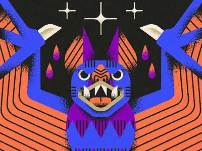 happy halloween 🦇🎃👻🩸 abstract animal bat blue branding dark design flat geometric goth halloween illustration minimal shapes texture textures vector