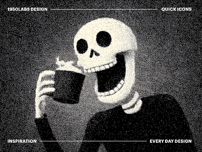 Happy Halloween 1950labs blackandwhite caffeine cartoonvibes characterdesign coffee cuphead designstudio dribbblehalloween halloween illustration lineart mascotdesign nightshift retrostyle skeleton spookyseason vectorart vintagecartoon workinglate