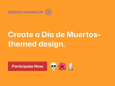 Create a Día de Muertos Design 💀🌺 branding community day of the dead design dia de los muertos dia de muertos dribbble dribbbleweeklywarmup illustration logo prompt weekly warm up