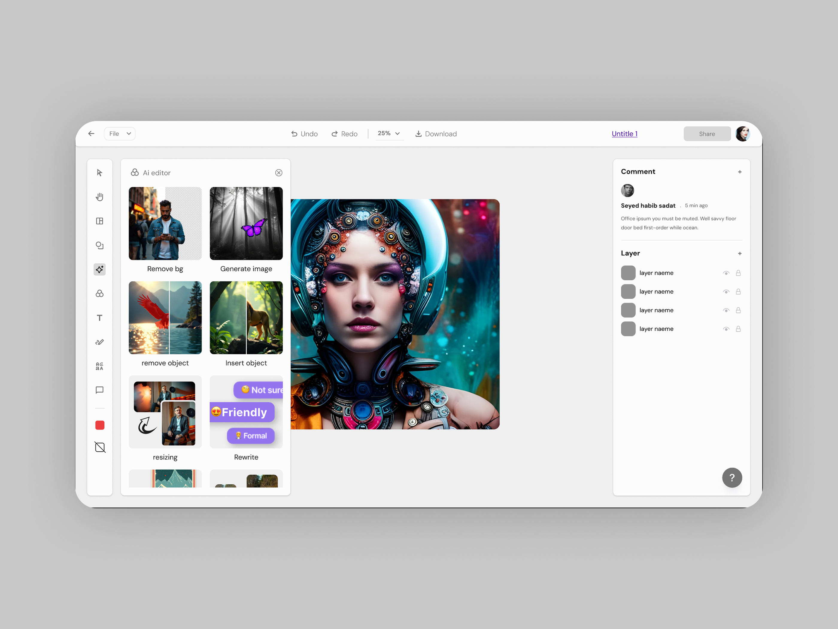AI-Powered Online Photo Editor — Your Creative Space, Reimagined addobject aiart aiphotoeditor collaboration creativetools designtools digitalart editwithai graphicdesign imageediting onlineeditor photoeditor photofilters photoretouch posterdesign removeobject smarteditor upscaleimage visualdesign webapp