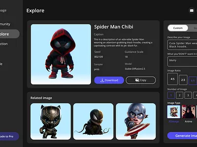 ReDesign For Ai image ui