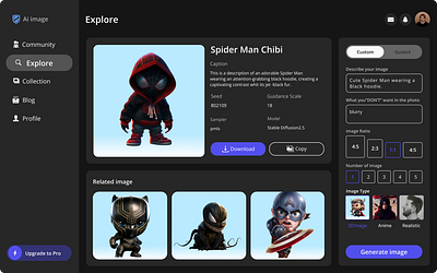 ReDesign For Ai image ui
